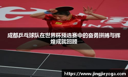 成都乒乓球队在世界杯预选赛中的奋勇拼搏与辉煌成就回顾